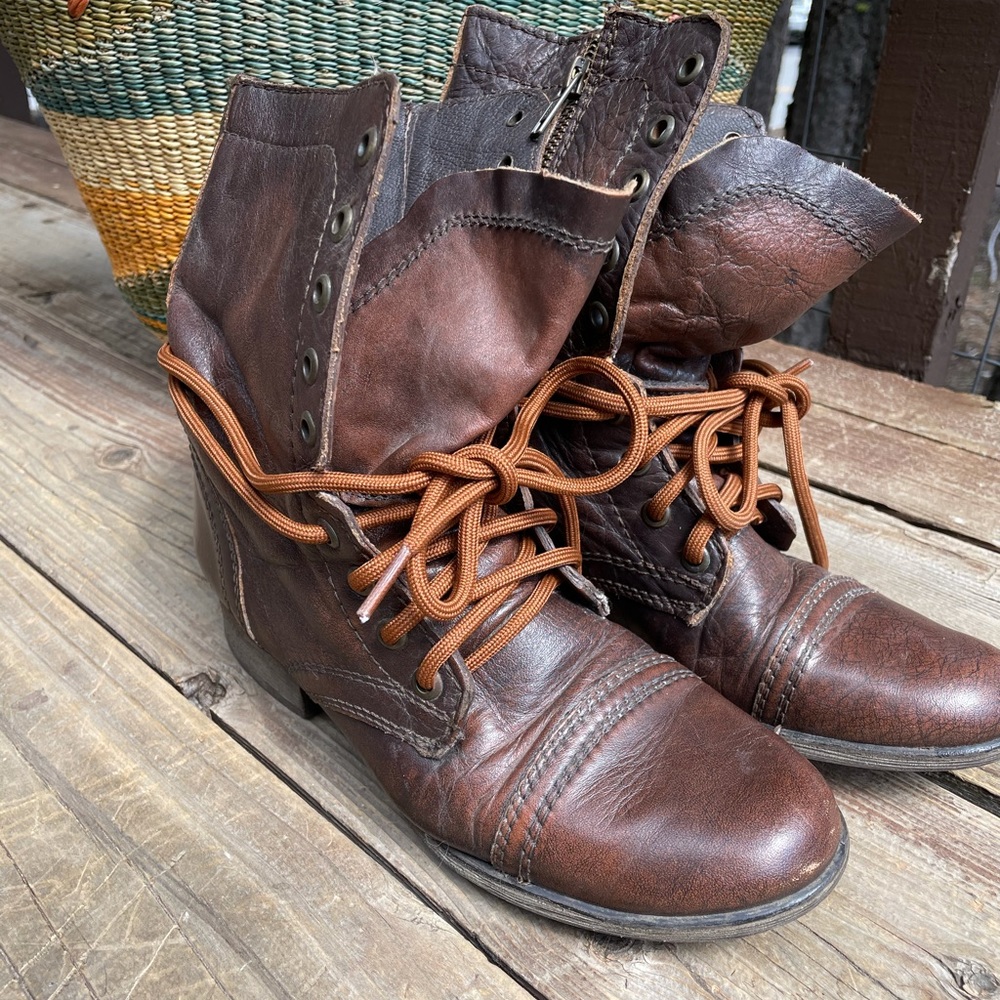 Steve Madden Troopa Leather Boot